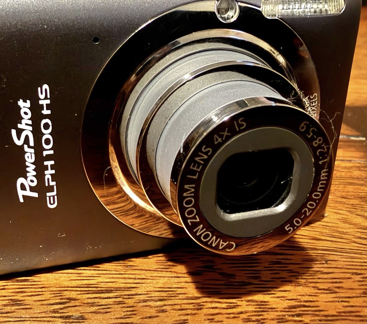 Canon PowerShot ELPH 100 HS Gray 12.1MP Digital Camera - Tested