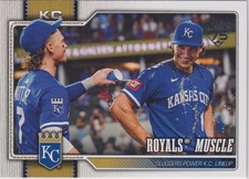 2026 Topps #236 Royals Muscle (Bobby Witt Jr. / Jac Caglianone)