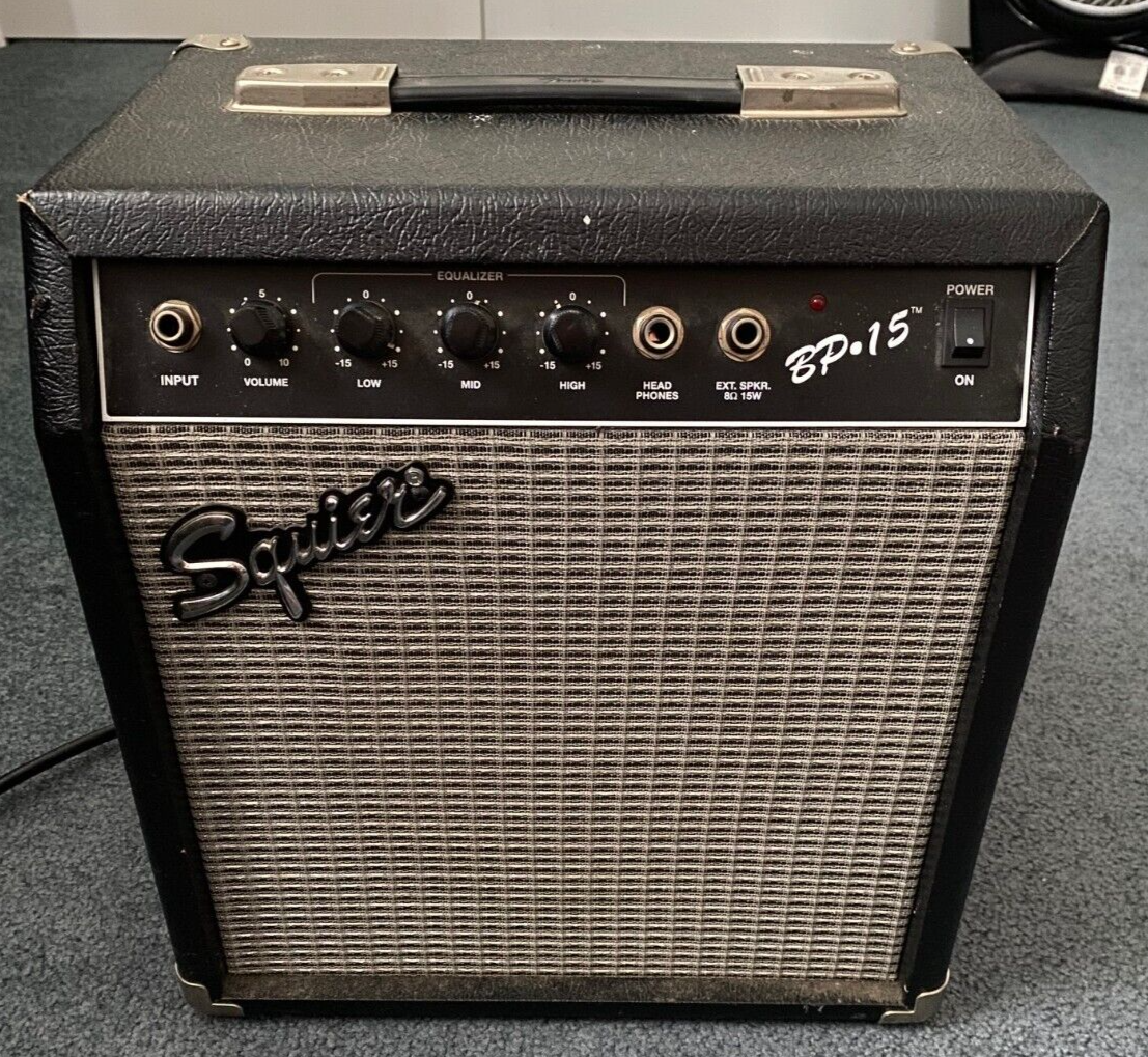 Squier Fender BP-15 Bass Amplifier Great Cond | eBay
