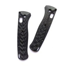 1 Pair 3K Carbon Fiber Knife Handle Scale For Benchmade Bugout 535 Knives