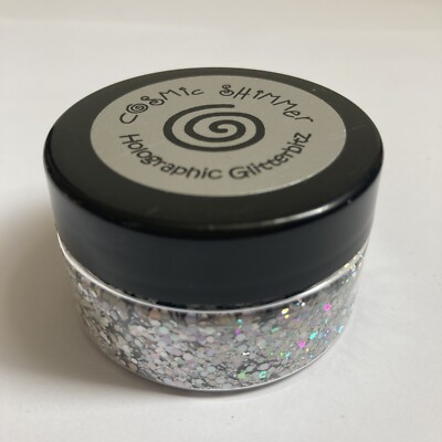 COSMIC Shimmer 25ml holographischer Glitzer - SILBEREDELSTEINE