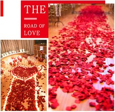 1000PCs Silk Flower Petals Proposal Decorations Romantic Wedding Party Decorate