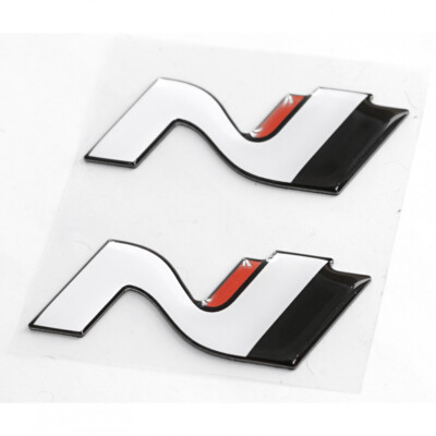 Original Hyundai N-Logo Batch Emblem Set 2-teilig Schriftzug 9999Z057169 OEM