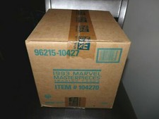 1993 Marvel Masterpieces Series II Factory Sealed 20 Box Case!