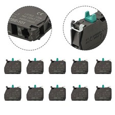 10PCS ZBE-101 Single contact block screw clamp terminal silver alloy 1NO ZBE101