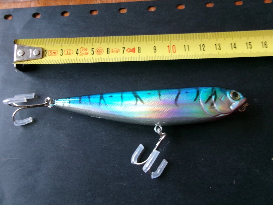 NEUF  14cm Leurre Poisson nageur Brochet belle couleur. - Photo 3/4