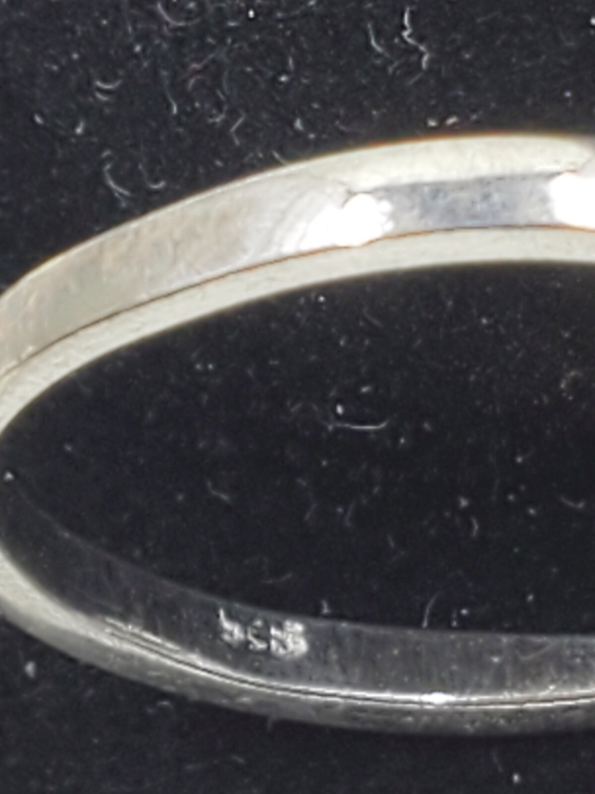 Sterling Silver Ruby Ring  Clear Cubic Zirconia 9… - image 4