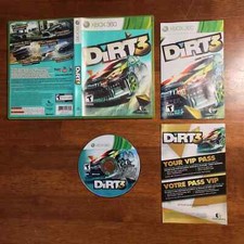 DiRT 3 (Microsoft Xbox 360, 2011) CIB Complete w/Manual Insert CODEMASTERS
