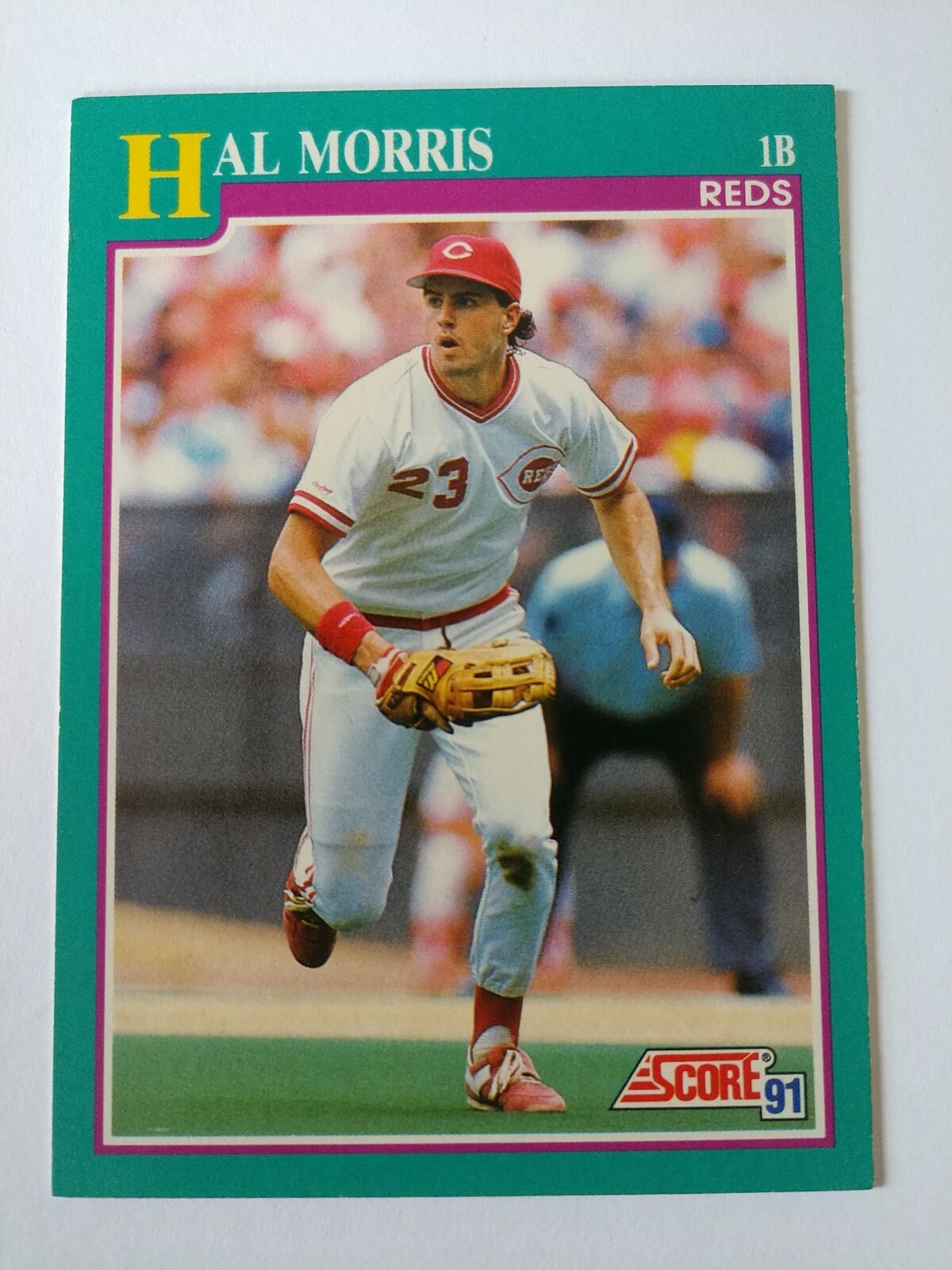 1991 Score Hal Morris Cincinnati Reds #647