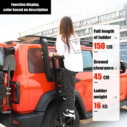 Fits for Jeep Grand Cherokee 2011-2021 Foldable Liftable Ladder Protective Frame - Picture 6 of 8