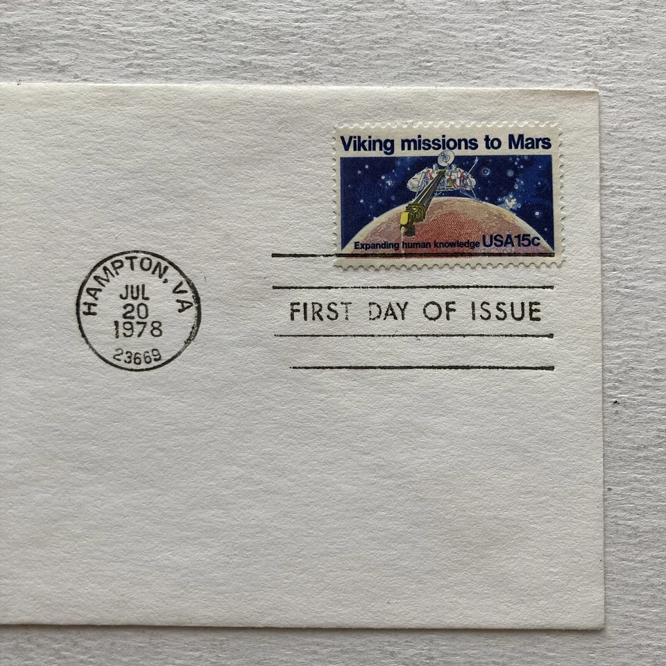 1978 Viking Missions Saluting the Anniversary of the Mars Landing FDC 7-20-78 - Image 3 of 4