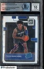 Paolo Banchero Signed 2022-23 Donruss Optic #221 RC Rookie BGS BAS 10 AUTO