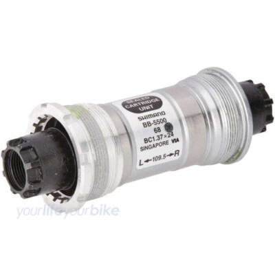 SHIMANO 105 BB-5500 ROAD INNENLAGER 109,5mm BSA 68mm OCTALINK RENNRAD TRETLAGER