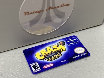 Crash Bandicoot 2 N-Tranced (Nintendo Gameboy Advance) Replacement Label