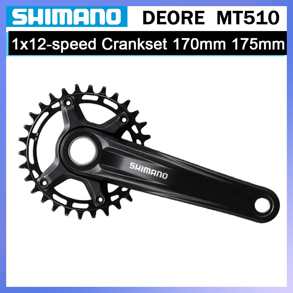 パーツ shimano FC-MT512-1 (32T) 12s 170mm Shimano Deore FC-MT512-1 crankset MTB 170mm 1x12 32T