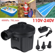 Portable Electric Air Pump for Inflatables Air Mattress Raft Bed Boat Pool Toy