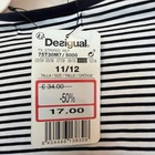 NWT Desigual Girls Reversible Sequins  Open Shoulders Top, 100% Cotton, sz 11-12 — photo 10