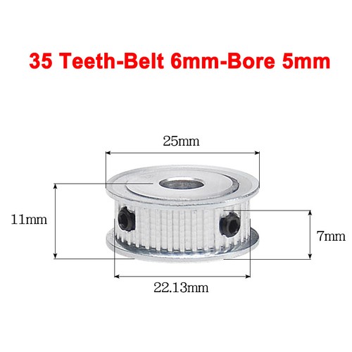 MXL Timing Belt Pulley AF type 22-60T Bore 5-20mm for 6mm Width Belt Pitch 2.032 - Picture 37 of 98