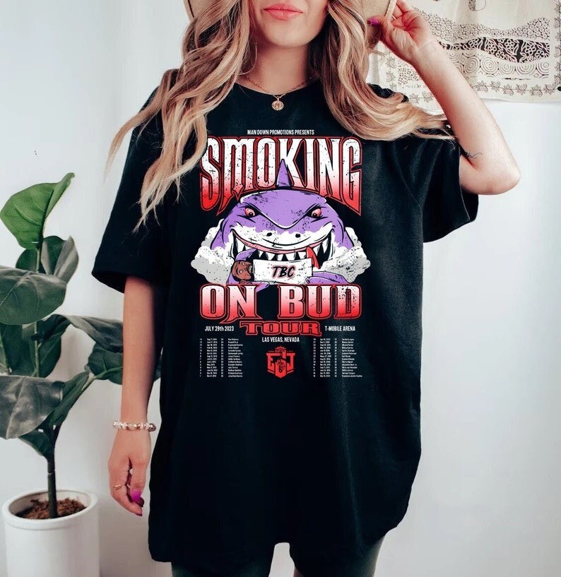 Errol Spence Smoking On Bud Tour 2023 Shirt, Errol Spence Jr Vs Terence