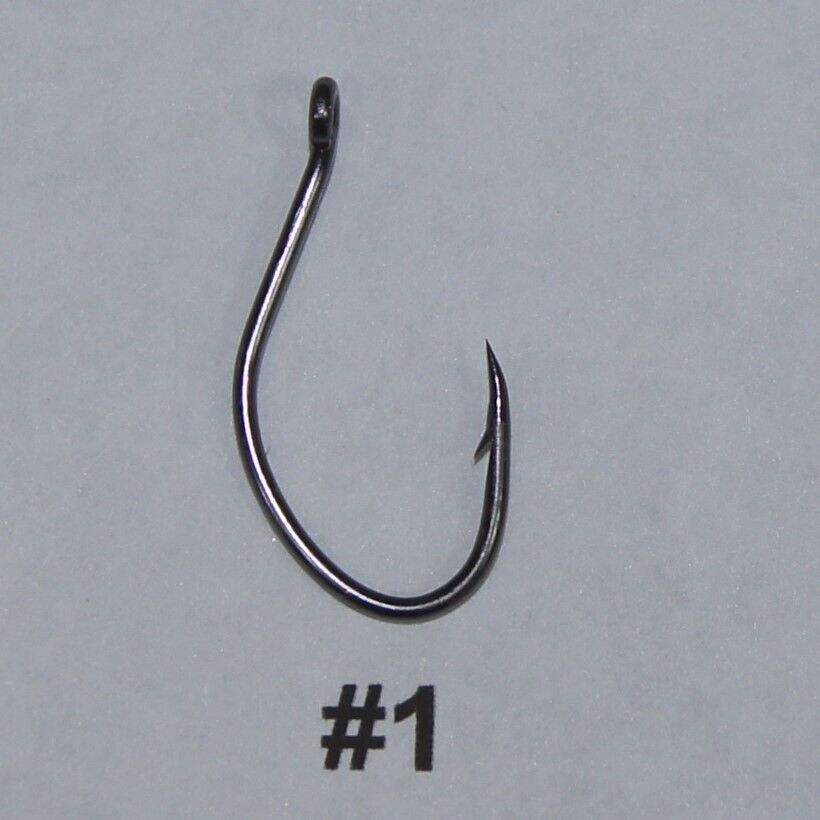 VMC 7356BN Needle Cone Sure Set Walleye/Salmon/Drop Shot Hook, 6 sizes, 25  p/Pak
