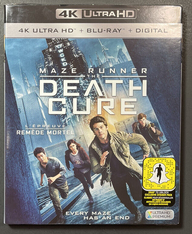 Maze Runner: Death Cure (Blu-ray + DVD + Digital)