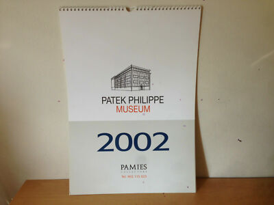 New - Calendar 2002 PATEK PHILIPPE & PAMIES Collectors Calendar 2002 - New
