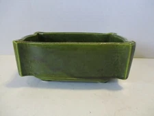Vintage UPCO Green Glaze Planter 296-6 USA