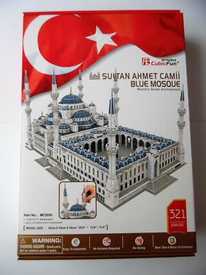 3D Puzzle Sultan Ahmet Moschee CubicFun Blaue Moschee Blue Mosque Istanbul groß