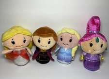 Hallmark Itty Bittys Lot Of 4 Frozen Ana Elsa Barbie Genie Shimmer  Shine