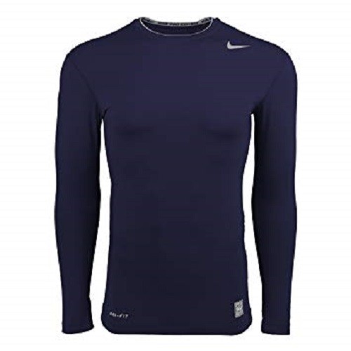 Men's Nike Pro Combat Core Compression Dri-Fit Long Sleeve White Brand New | eBay