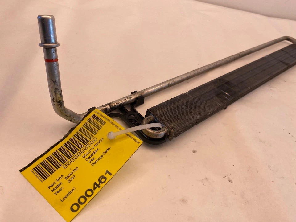 BMW SERIE 750 2006-2008 dirección asistida delantera núcleo enfriador de aceite con línea usado Foto 2 de 4