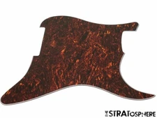 *NEW Red Tortoise *UNROUTED* Stratocaster PICKGUARD for Fender Strat 3 Ply