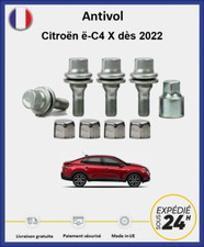 FARAD DB10 Antivol Radmuttern Für Citroën ë-C4 X ab 2022, 4 Stück, 12x1,25