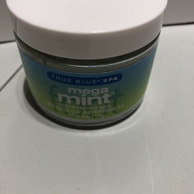 Bath & Body Works True Blue Spa Mega Mint Detoxifying Foot Mask New Old Stock