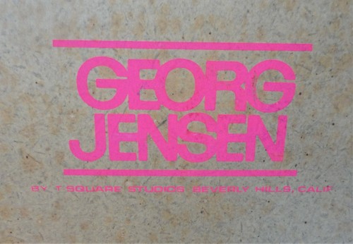 Rare Vtg Modern Pop Art Georg Jensen T Square Studios Beverly Hills Dart Board - Picture 7 of 7
