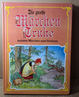 Vtg 1982 Die Grosse Marchen Truhe German Language Grimm Story Book