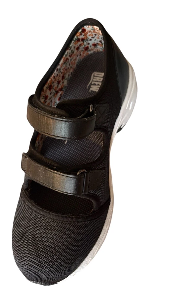 Drew Shoes Comfort Womens Solo Black Size 8 WW- Sports Mesh 2 Straps - Image 3 of 4