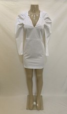 NWT Zara Size Small Long Sleeve Puff Shoulders Mini Dress