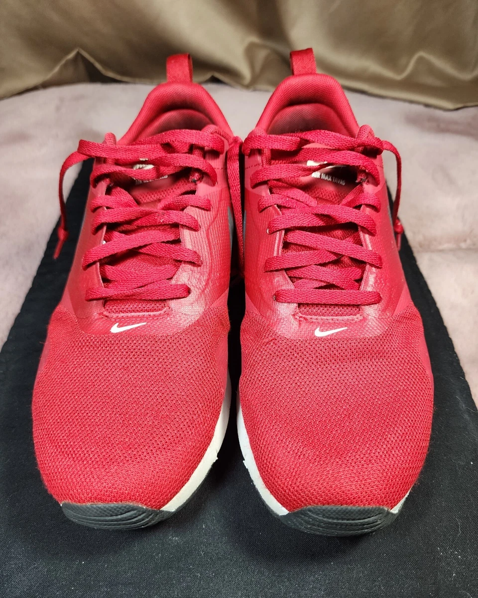 Nike Big Kids Air Max Tavas boys shoes Size 7Y Red 814443 600 eBay