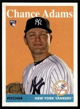 2019 Topps Archives #9 Chance Adams RC Rookie Card New York Yankees 🔥⚾🔥