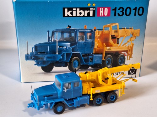 Camión grúa Kibri 13010 Faun Bilstein H0 1:87 kit modelo construido embalaje original | Zustand: Gebraucht