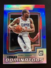 2021 DONRUSS OPTIC ELITE DOMINATORS BLUE PRIZM KAWHI LEONARD /49