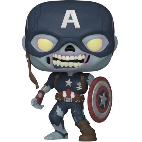 FUNKO POP: WHAT IF - ZOMBIE CAPTAIN AMERICA 10' - AU - Zdjęcie 1 z 1