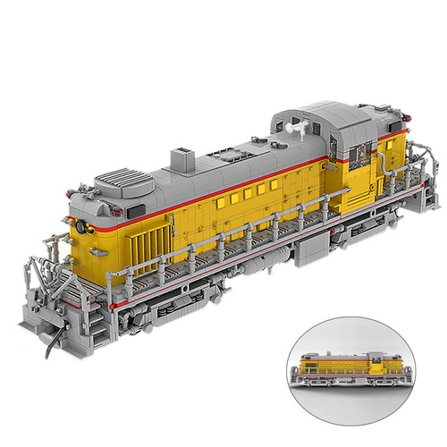 Alco RS-2 Train MOC Building Blocks Set 2248pc Model Bricks Toy for Adults &Kids - Picture 2 of 7