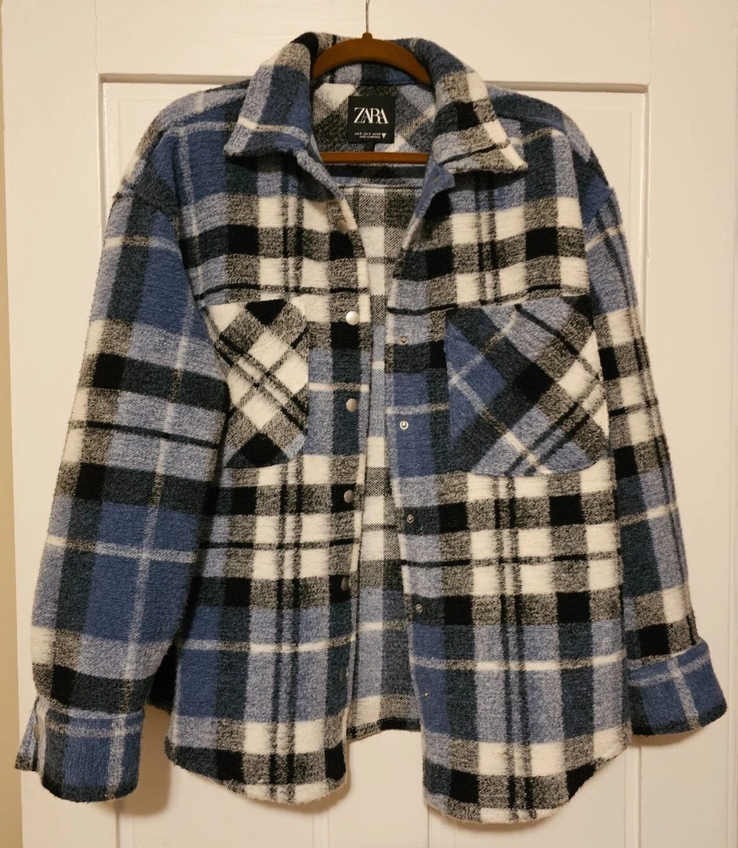 Zara flannel shacket Outlet