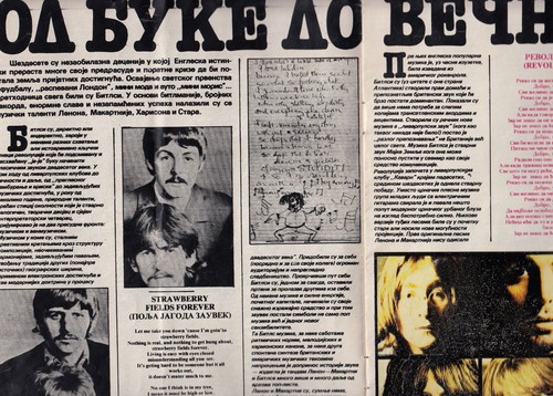 BEATLES RARE MAGAZINE SP. ED. #1 REGARDING THE DEATH OF JOHN LENNON YUGOSLAVIA - Picture 9 of 10