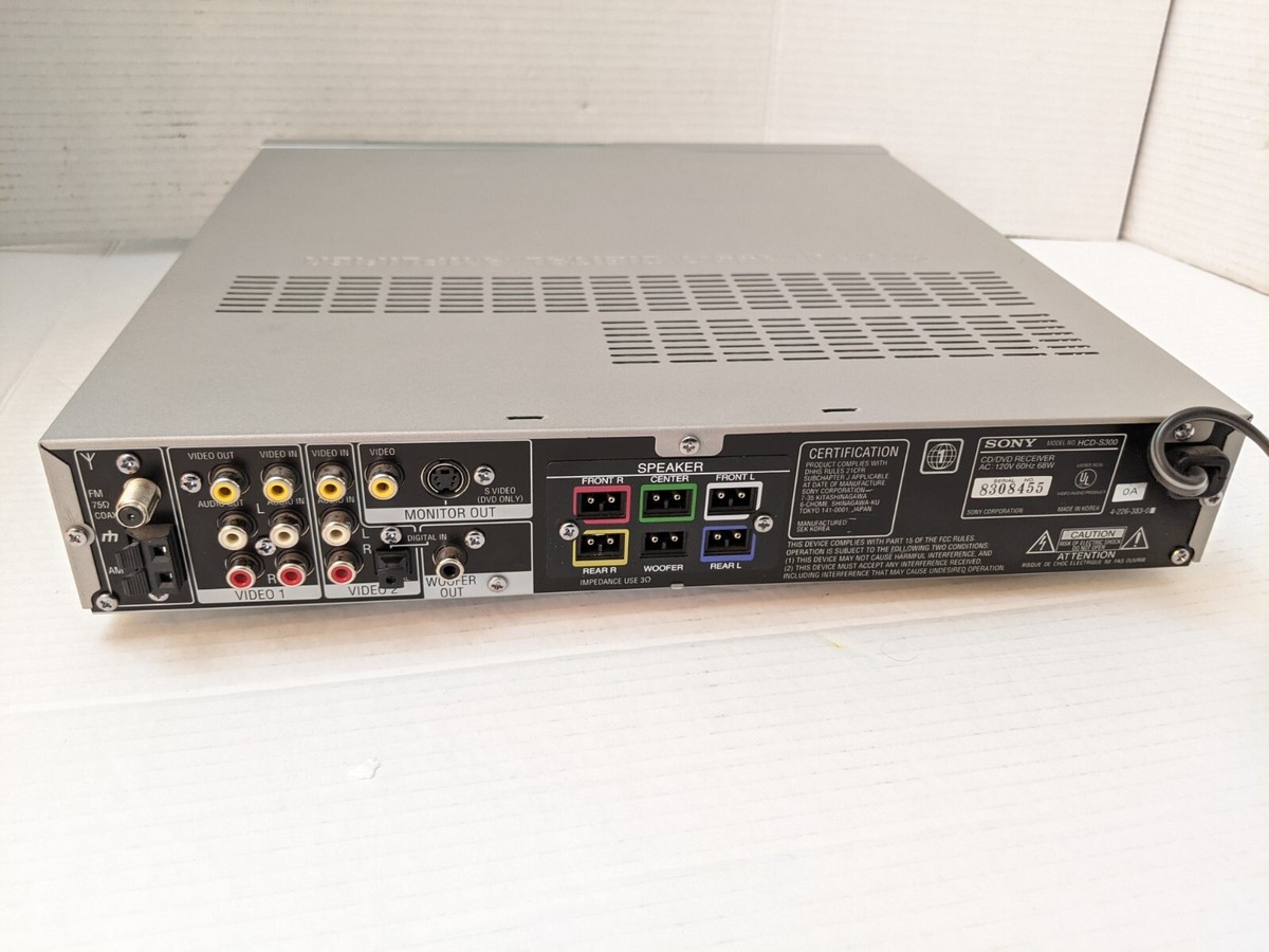 CD DVD レシーバー HCD-S300 CD DVD レシーバー HCD-S300