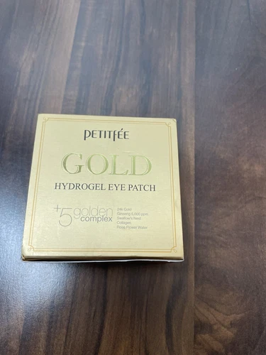 Petitfee GOLD Hydrogel Eye Patch 60pc (30day) for Under Eyes Forehead-new