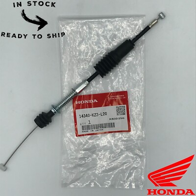 Honda OEM  Cylinder Exhaust Valve Front Cable 14340-KZ3-L20 -CRF250R CR250
