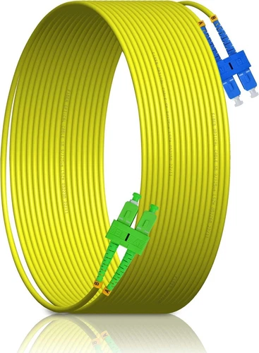XWYWX 30M/99FT FC/APC to SC/UPC SM SX LSZH 3.0mm Indoor Fiber Optic Patch Cord